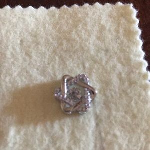 Charm with floating “diamond”